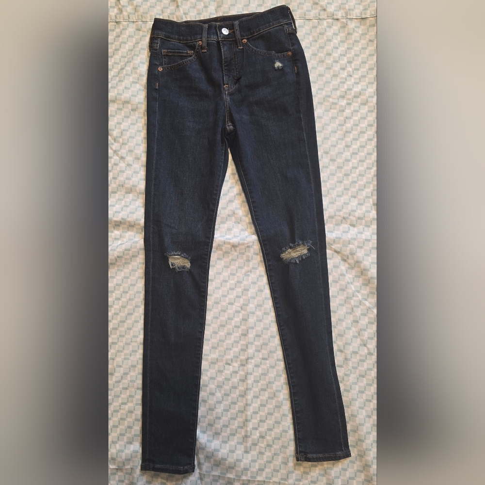 Express Skinny Mid-Rise Jeans